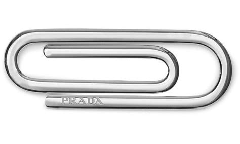 prada paper clip price|prada paperclip for sale.